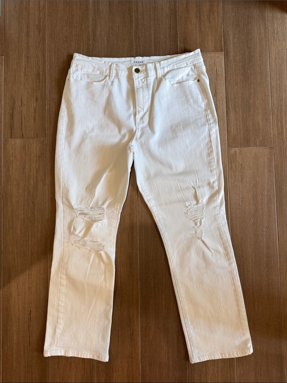 FRAME Le High Straight Jeans